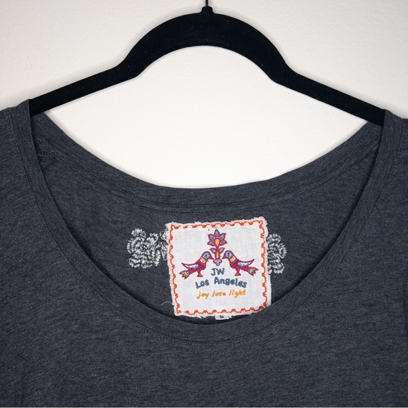 Johnny Was Long Sleeve Embroidered Scoop Neck Blouse - Picture 3 of 7